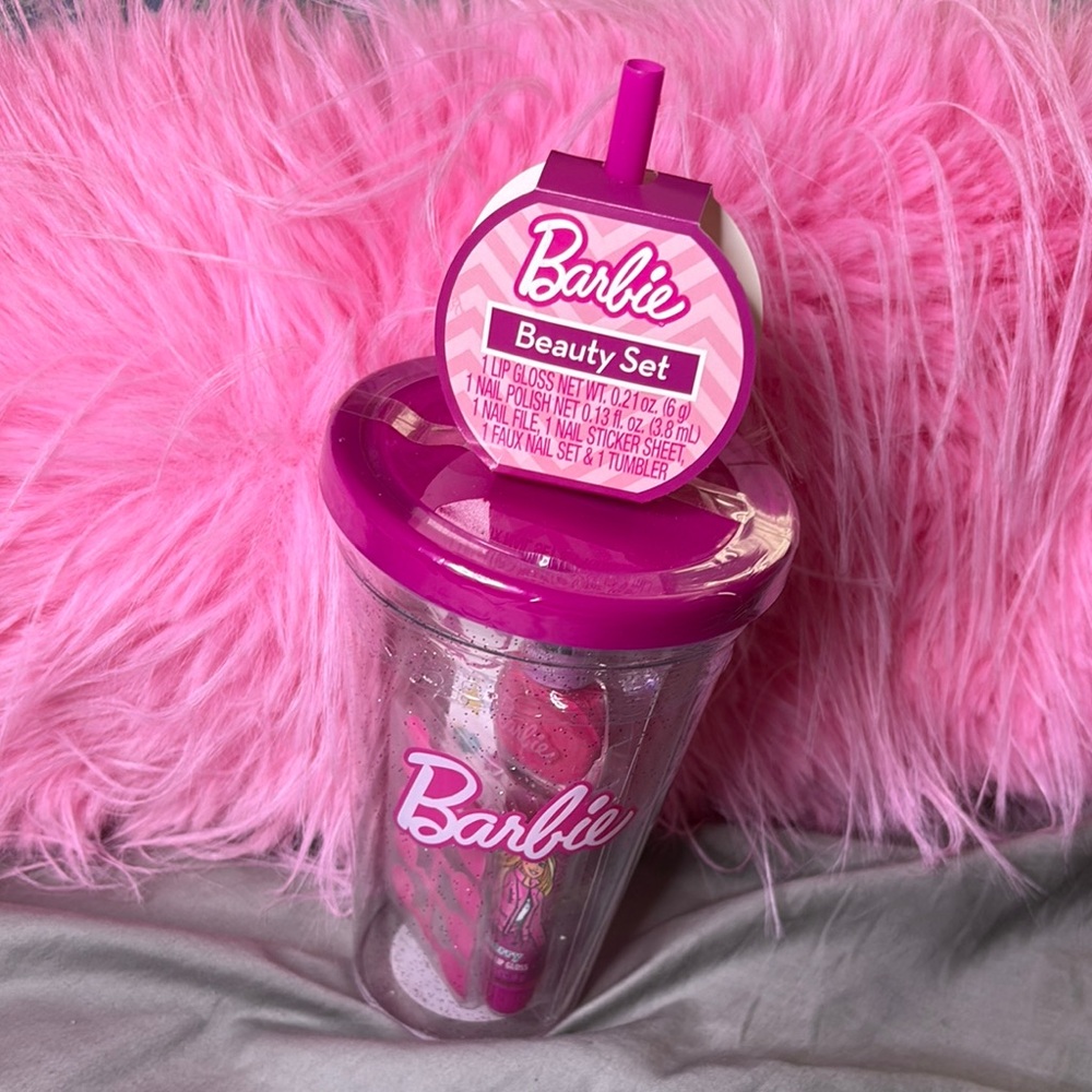 Barbie Pink Bath & Body Set with Tumbler